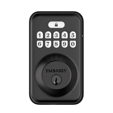 Keyless Entry Electronic Door with Security Deadbolt Lock