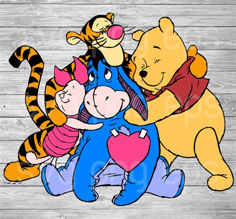 Winnie the Pooh Friends SVG, Cartoon Characters, Svg For Cricut , Svg ...