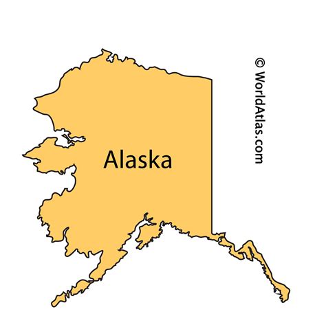 Map Of State Of Alaska - Washington State Map