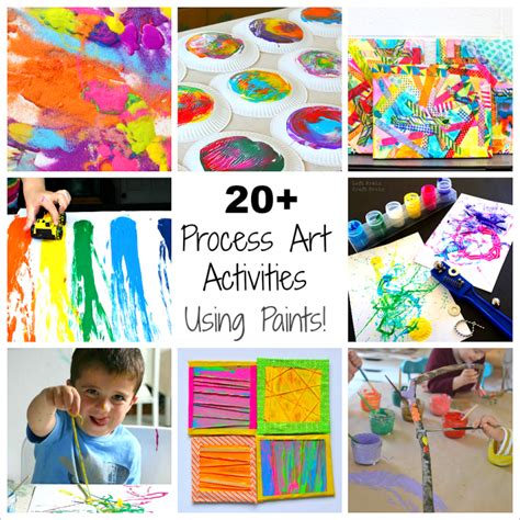 20+ Process Art Activities for Preschoolers Using Paint | Preschool art ...