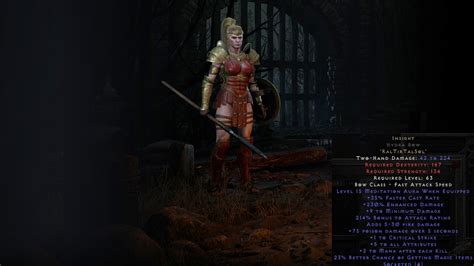 Insight Runeword Now Fits Bows and Crossbows in PTR Patch 68051 Diablo ...