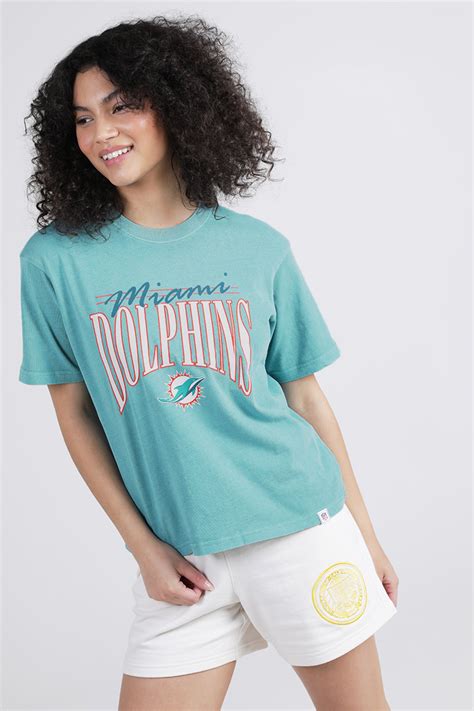 Majestic Miami Dolphins Vintage T-Shirt Tonic Turq | Stylerunner