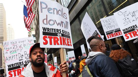 What the WGA writers strike means for viewers of TV and movies : NPR