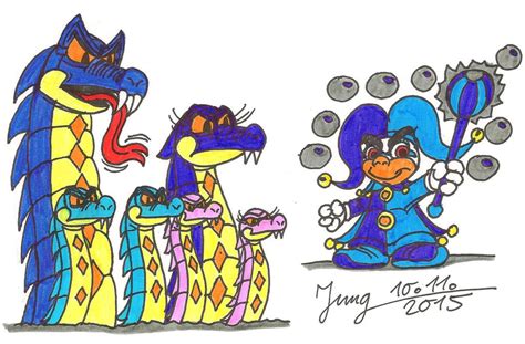 Hisstocrat and Motley Bossblob by CreaghustheTitan on DeviantArt