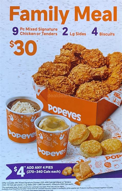 Popeyes Family Specials Today 2025 - Venus Jeannine