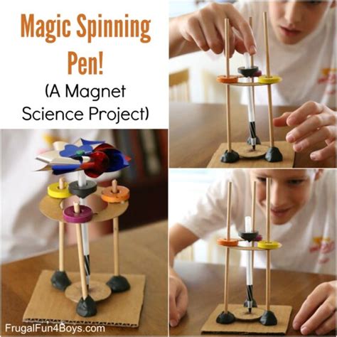 Magic Spinning Pen - A Magnet Science Experiment for Kids - Frugal Fun ...