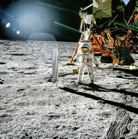 Apollo 11 - Aldrin on the Lunar Surface Photograph by Eric Glaser - Pixels