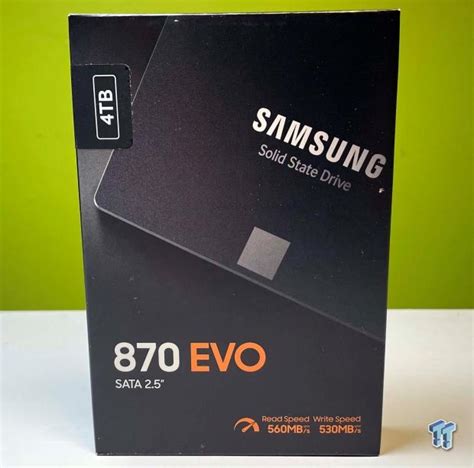 Samsung 870 EVO 4TB SATA SSD Review