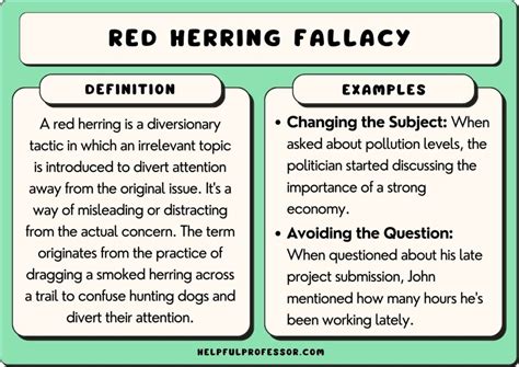 15 Red Herring Fallacy Examples (2024)