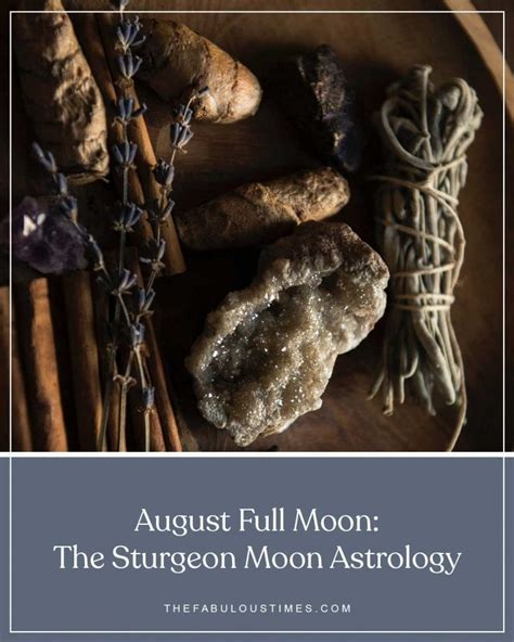 August Full Moon: The Sturgeon Moon Astrology | Good Fronds ...