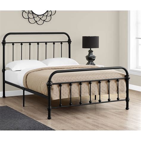 Shop Monarch Black Metal Full-size Bed Frame - Free Shipping On Orders ...