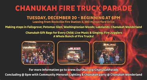 Fire Truck Parade - OurShul.org