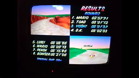 Mario Kart 64: Yoshi Valley [50cc] (N64) high score by omargeddon