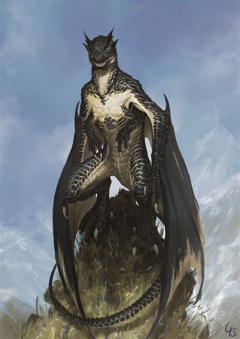 ArtStation - dragon concept, Yongsub Song | Fantasy dragon, Fantasy ...