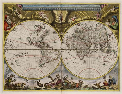 World Map 17th Century