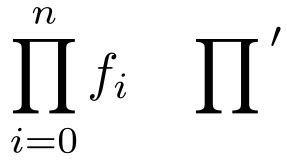 superscripts - Prime on the product symbol - TeX - LaTeX Stack Exchange