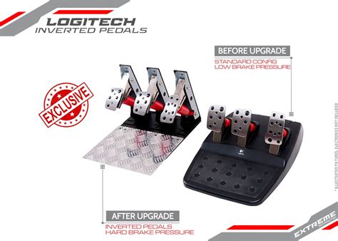 INVERTED PEDALS - LOGITECH G25, G27, G29 G920 AND G923 UPGRADE ...