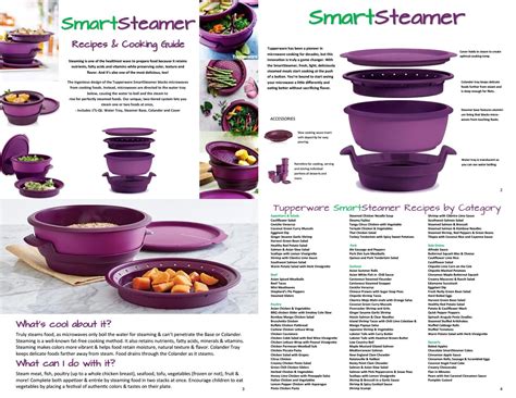 Tupperware Smartsteamer recipes and cooking guide 2018 by TW Consultant ...