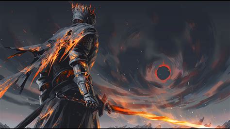 HD Fantasy Wallpaper: Soul of Cinder from Dark Souls III by Seeker