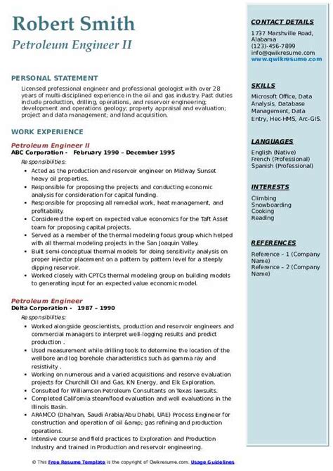 Oil And Gas Engineer Objectives For Resume : Top Oil Gas Resume ...