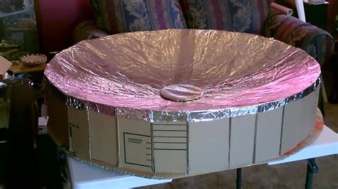 My Homemade Solar Parabolic Dish! - (Updated!) - for faster cooking ...