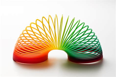 Rainbow coloured slinky toy - Agile Scrum