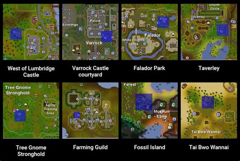 OSRS Farming - Recommended Trees & Tree Patch Locations