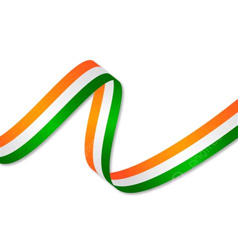 Indian Flag Ribbon Border Vector, India, Flag, Ribbon PNG and Vector ...