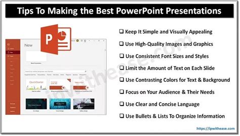 Tips To Making the Best PowerPoint Presentations - IP With Ease