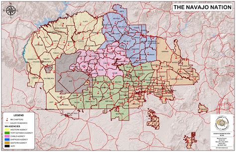 Navajo Indians Map