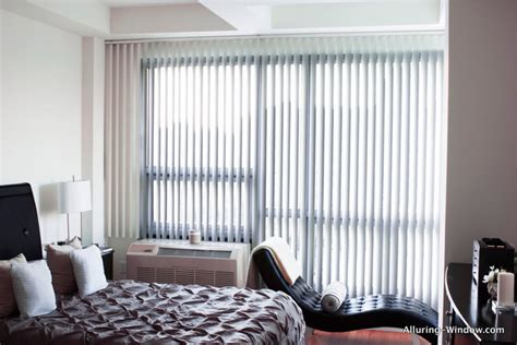 Custom Vertical Blinds by Alluring Window, NYC - Modern - Bedroom - New ...