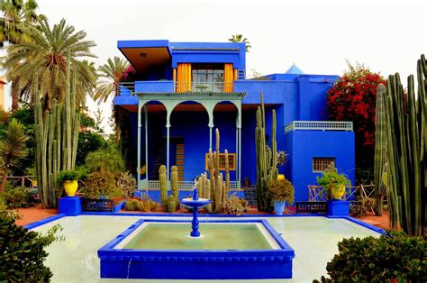 (photo de francophonie) Jardin Majorelle, Marrakech, Maroc. Un jardin ...