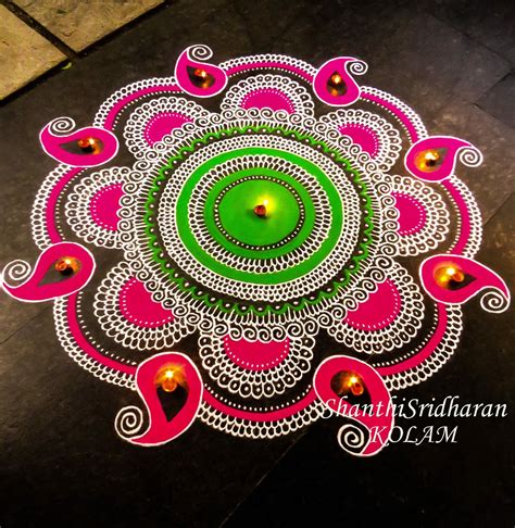 Circle Circular Rangoli Design