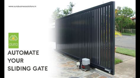 Automatic Sliding Gates | How It Works? | Remote Controlled Gates ...