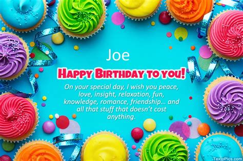 Happy Birthday Joe pictures congratulations.