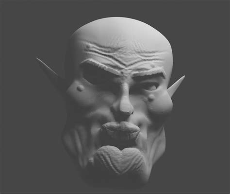 Started to learn Blender and 3d sculpting. I ended up with this ...