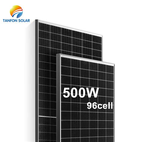 48V 96Cells 500watt Commercial Mono Photovoltaic 500w Solar Panel