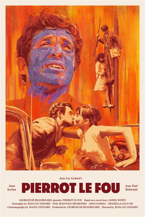 Pierrot Le Fou | Poster By Tomralston