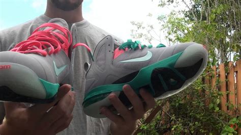 Nike Lebron 9 Elite South Beach on feet Review - YouTube