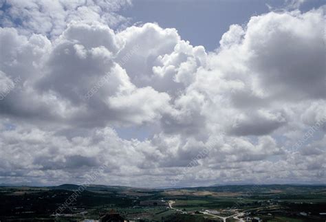 View of stratocumulus clouds - Stock Image - E120/0338 - Science Photo ...