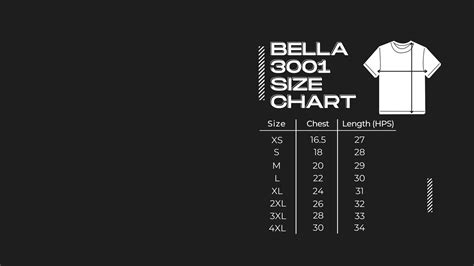 Bella Canvas Size Chart: Sizing for Bella Buyers & Sellers