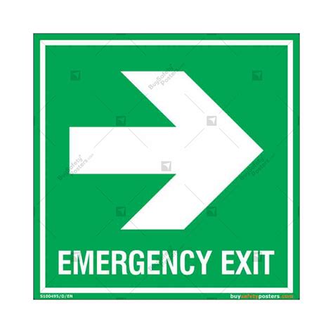 Emergency Exit Poster – Lukisan