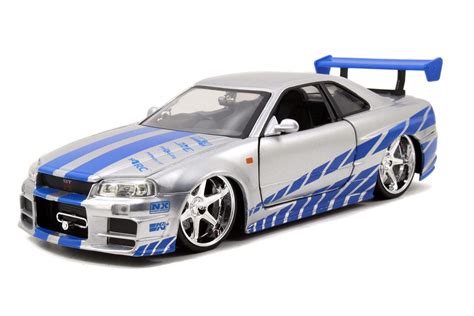 Buy Jada Toys Fast & Furious Brian’s 2002 Nissan Skyline R34 Die-cast ...