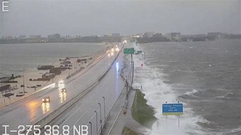 Hurricane Idalia: Water moves over Tampa, Florida bridge | khou.com