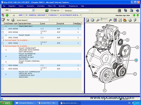 Chrysler International PAIS4 Spare Parts Catalog Download