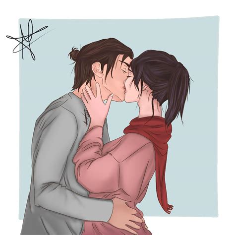 🔥 [40+] Eren and Mikasa Kiss Wallpapers | WallpaperSafari