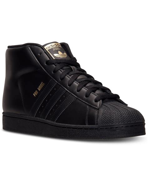 Lyst - adidas Men'S Pro Model Casual Sneakers From Finish Line in Black