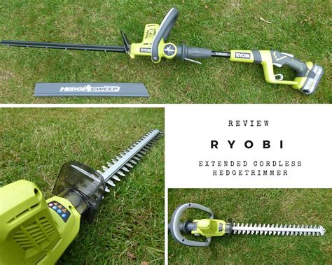 Review Ryobi Cordless Extended Reach Hedge Trimmer