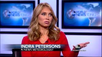 World News Tonight ABC News Meteorologist Indra Petersons - YouTube