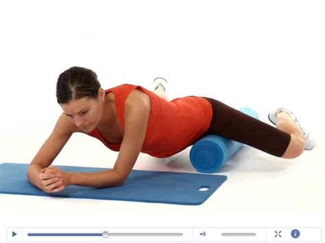 Foam Roller - This is a self message and stretch of the adductors while ...